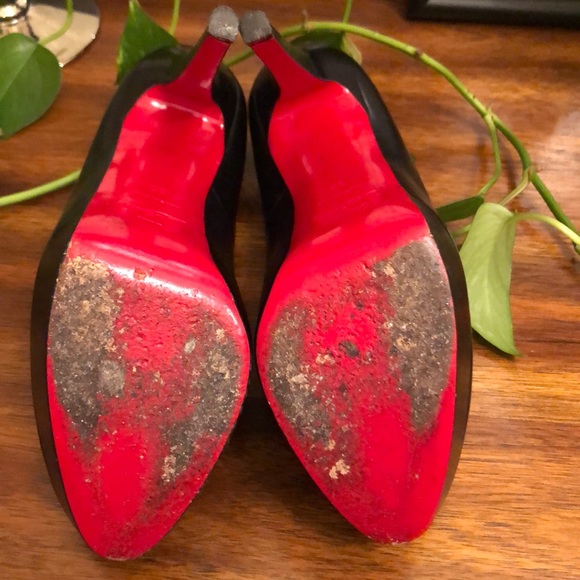 Black Christian Louboutin platform heels - Picture 5 of 8